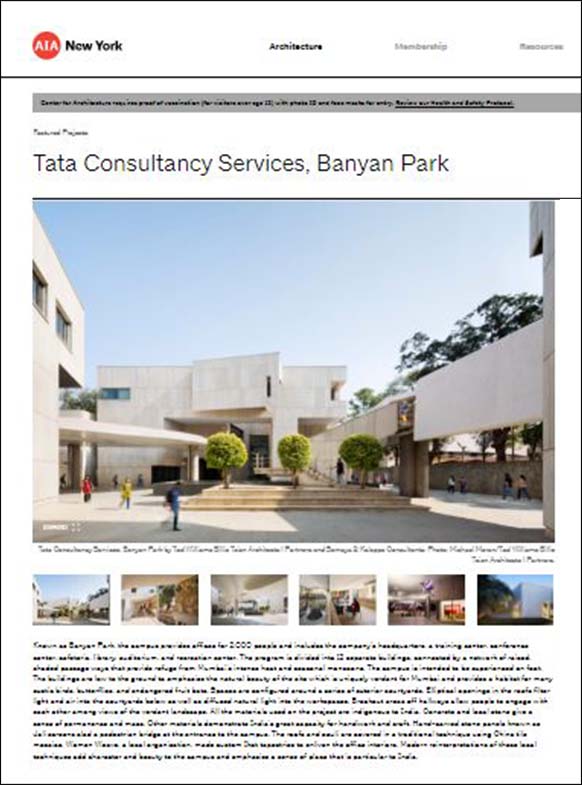 Tata Consultancy Services, Banyan Park